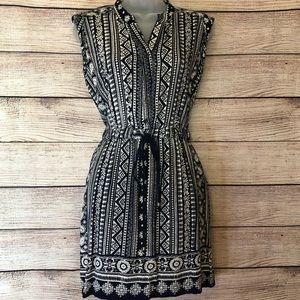 🎉HOST PICK 🎉Angie Blue & White Printed Dress